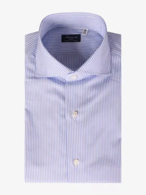 Finamore Finamore overhemden 010585 c0116 Blauw