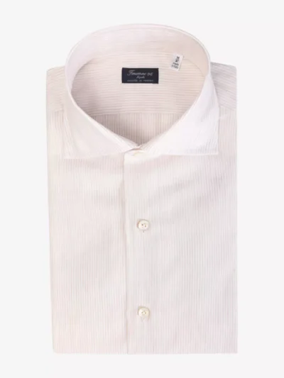 Finamore Finamore overhemden 060020 Beige