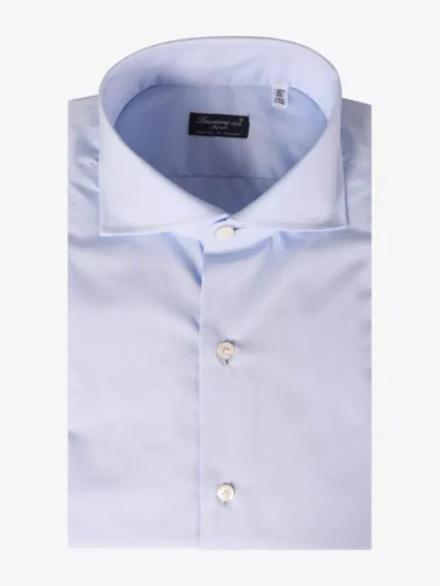 Finamore Finamore overhemden 140001 c0147 Blauw