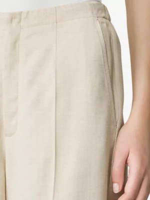 Forte Forte Forte Forte broeken 13531 viscose wool p Beige