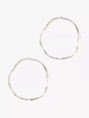 Forte Forte Forte Forte accessoires 9987 big hoop sculp Zilver