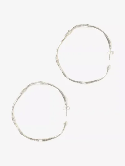 Forte Forte Forte Forte accessoires 9987 big hoop sculp Zilver