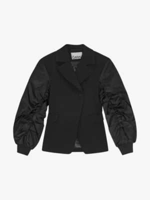 Ganni Ganni blazers 0244 Zwart