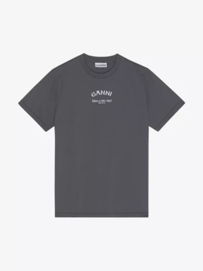 Ganni Ganni tshirts & tops 3590 Grijs