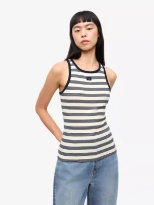 Ganni Ganni tshirts & tops 4144 Blauw