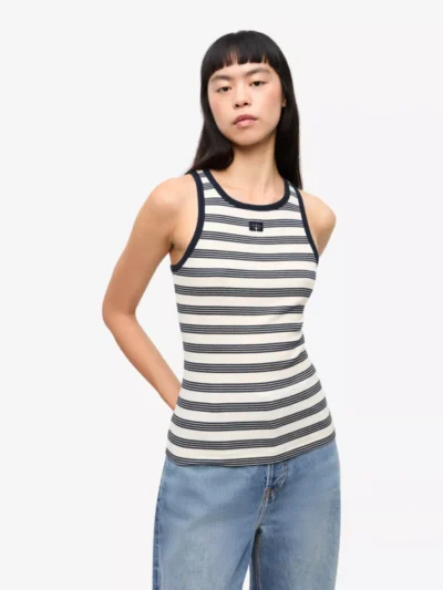 Ganni Ganni tshirts & tops 4144 Blauw