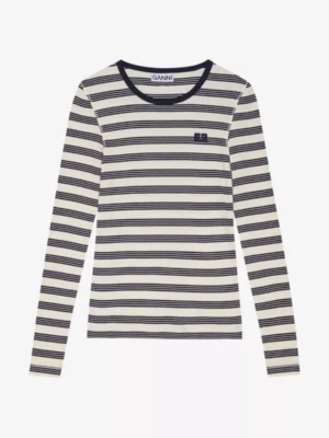 Ganni Ganni tshirts & tops 4145 Blauw