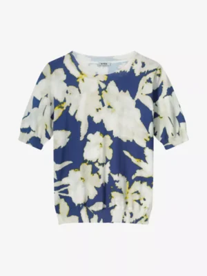 Kyra Kyra truien & vesten Flower gwen-s25 Blauw