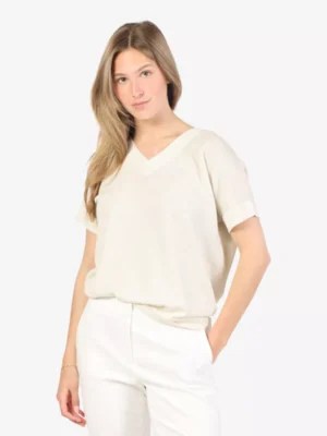 Kyra Kyra truien & vesten Lurex ezra-s25 Wit