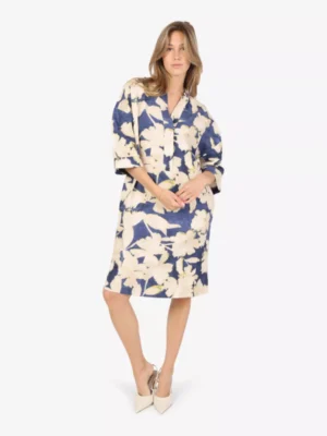 Kyra Kyra jurken Print wyna-s25 Blauw