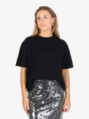 Lisa Yang Lisa Yang truien & vesten Cila tshirt Zwart