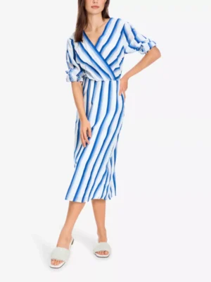 Marc Cain Collections Marc Cain jurken Yc 21.45 w72 Blauw