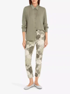 Marc Cain Collections Marc Cain blouses & tunieken Yc 51.12 w01 Groen