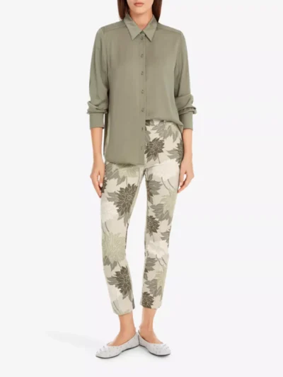 Marc Cain Collections Marc Cain blouses & tunieken Yc 51.12 w01 Groen
