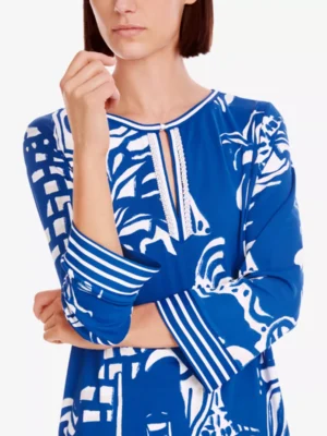 Marc Cain Collections Marc Cain blouses & tunieken Yc 55.05 j32 Blauw