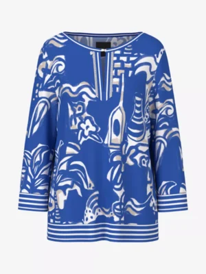 Marc Cain Collections Marc Cain blouses & tunieken Yc 55.05 j32 Blauw
