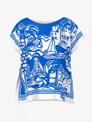 Marc Cain Collections Marc Cain blouses & tunieken Yc 55.24 j67 Blauw