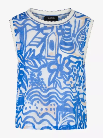 Marc Cain Collections Marc Cain blouses & tunieken Yc 61.01 m58 Blauw