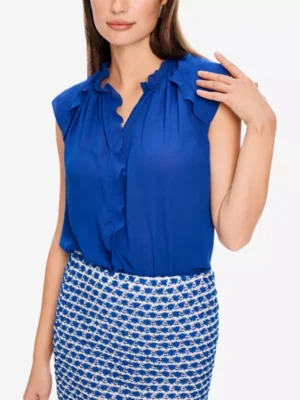 Marc Cain Collections Marc Cain blouses & tunieken Yc 61.10 w30 Blauw