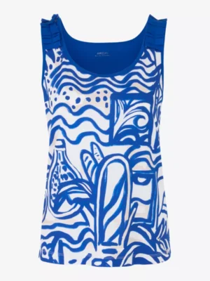 Marc Cain Collections Marc Cain blouses & tunieken Yc 61.16 j33 Blauw