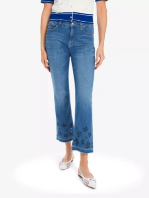 Marc Cain Collections Marc Cain broeken Yc 82.19 d05 Blauw