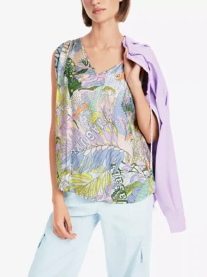 Marc Cain Sports Marc Cain blouses & tunieken Ys 51.16 w50 Paars