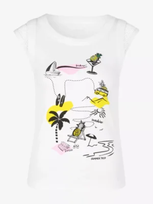 Marc Cain Sports Marc Cain blouses & tunieken Ys 61.23 j98 Wit