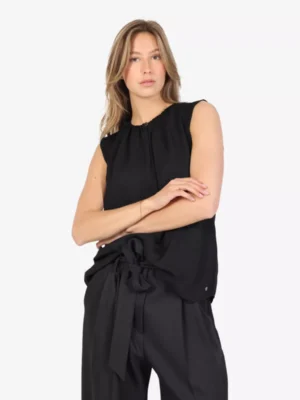 Marc Cain Marc Cain blouses & tunieken Yr 61.03 w39 Zwart