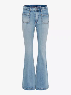 My Essential Wardrobe My Essential Wardrobe broeken Dango bootcut jeans Blauw