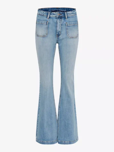 My Essential Wardrobe My Essential Wardrobe broeken Dango bootcut jeans Blauw