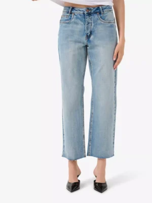 My Essential Wardrobe My Essential Wardrobe broeken Dango high straight Blauw