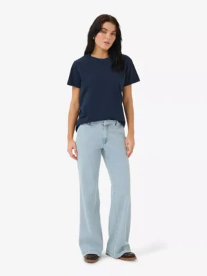 My Essential Wardrobe My Essential Wardrobe broeken Lara pants Blauw