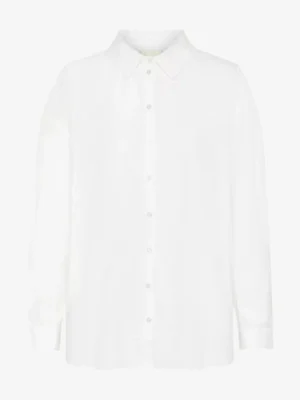 My Essential Wardrobe My Essential Wardrobe blouses & tunieken Sunna boxy shirt Wit