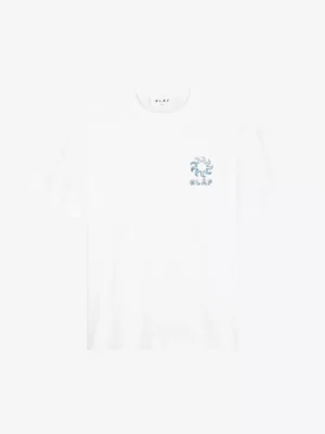 Olaf Olaf polo & tshirt Gradient sun tee Wit