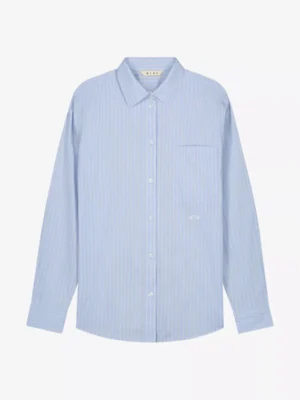 Olaf Olaf blouses & tunieken W190301 striped over Blauw