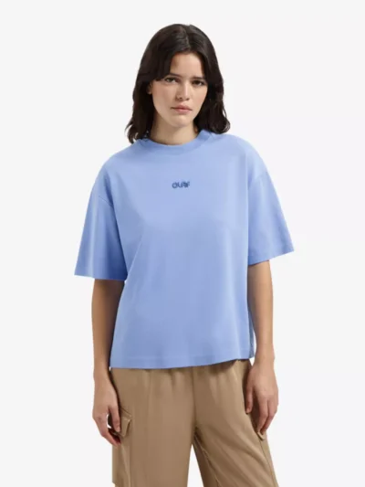 Olaf Olaf tshirts & tops W200102 retro logo b Blauw