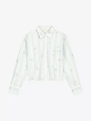 Olaf Olaf blouses & tunieken W200308 logo stripe Blauw
