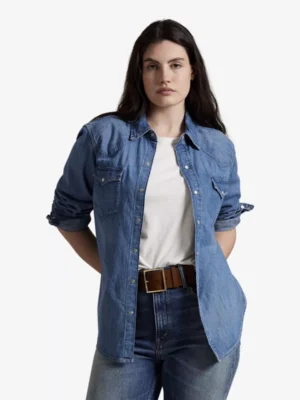 Ralph Lauren Ralph Lauren blouses & tunieken 211969402 standard long Blauw
