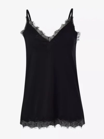 Rosemunde Rosemunde tshirts & tops 4217 billie strap Zwart