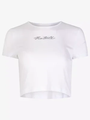 Rotate Rotate tshirts & tops Cropped t-shirt Wit