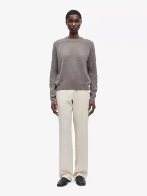 Samsoe Samsoe Samsoe Samsoe broeken Hoys straight pants Beige