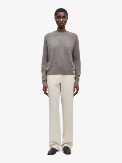Samsoe Samsoe Samsoe Samsoe broeken Hoys straight pants Beige