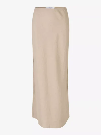 Samsoe Samsoe Samsoe Samsoe rokken Saagneta long skirt Beige