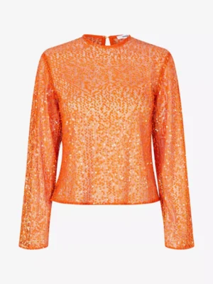Samsoe Samsoe Samsoe Samsoe tshirts & tops Samadda blouse Oranje