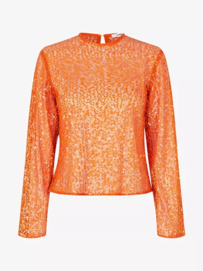 Samsoe Samsoe Samsoe Samsoe tshirts & tops Samadda blouse Oranje