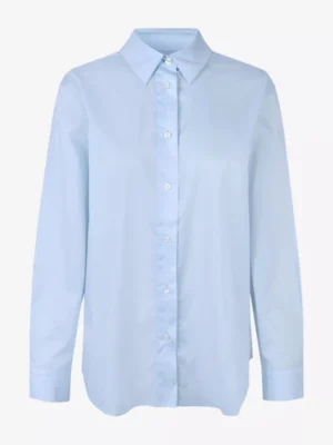 Samsoe Samsoe Samsoe Samsoe blouses & tunieken Sanos shirt 15583 Blauw