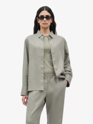 Samsoe Samsoe Samsoe Samsoe blouses & tunieken Sanot shirt 14329 Beige