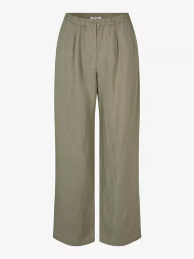 Samsoe Samsoe Samsoe Samsoe broeken Satove trousers 1432 Beige