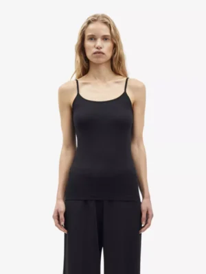Samsoe Samsoe Samsoe Samsoe tshirts & tops Talla strap top 265 Zwart