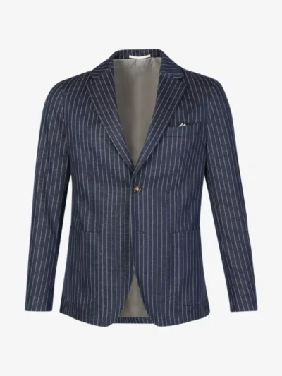 Seven Dials Seven Dials colberts & overshirts Blakely 038 Blauw